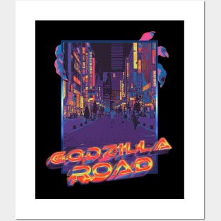 Godzilla Road Japan Posters and Art